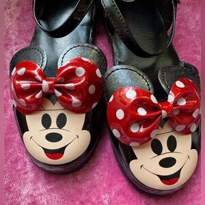 Minnie Mouse shoes Disney Store Dress World polka dot costume 13 1 Disneyland
